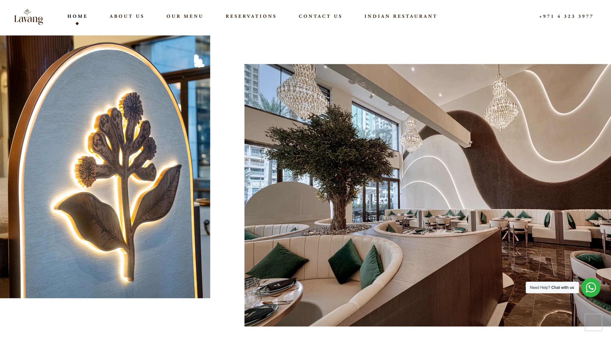Lavang website, further section