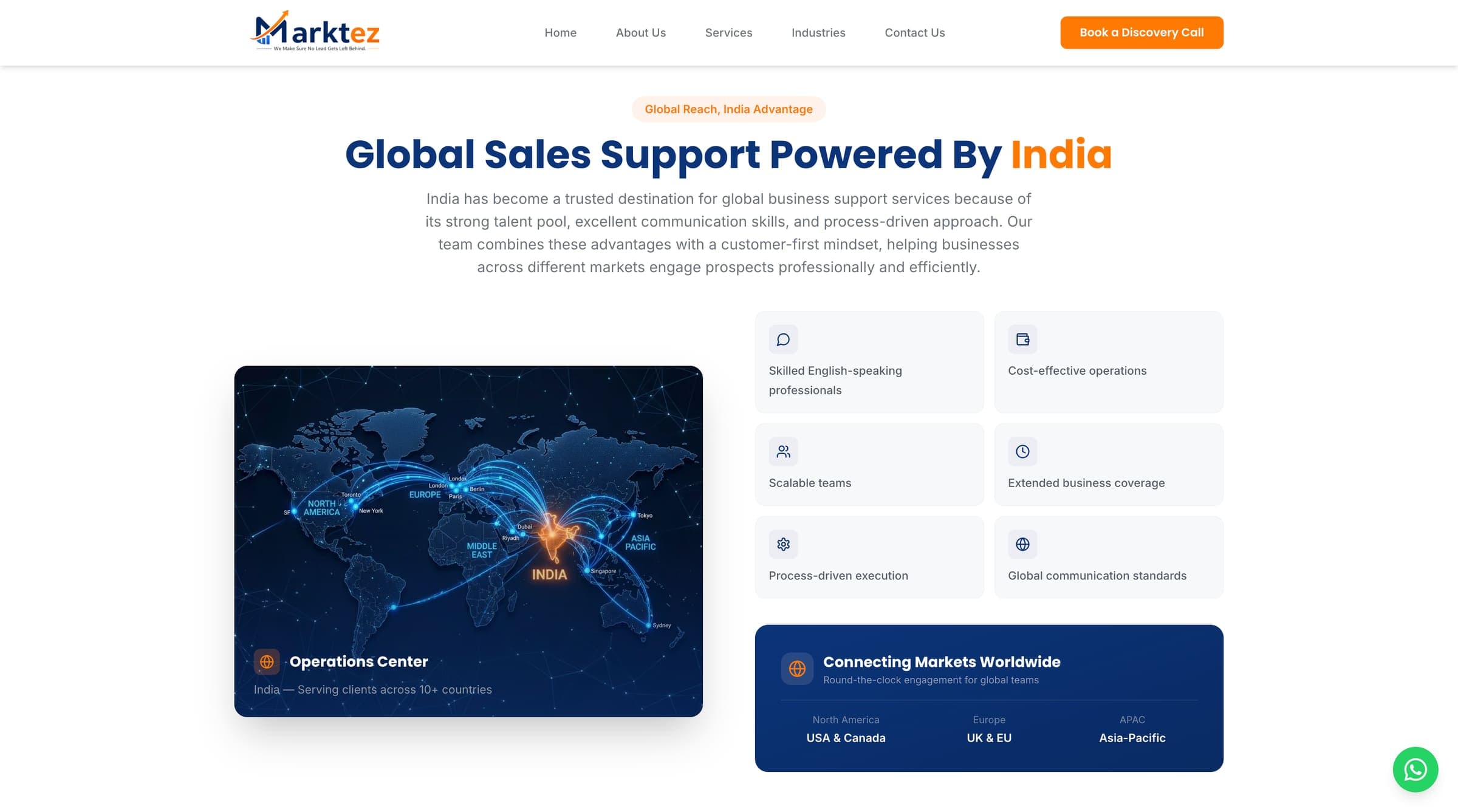 Marketez website, further section